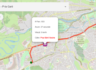 CTP Cluj pune la dispoziția călătorilor o hartă live cu traseele și poziția în timp real a vehiculelor