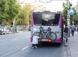 CTP Cluj reintroduce suporturile pentru bicicletă pe mijloacele de transport de pe anumite linii