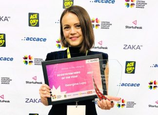 Clujeanca Georgina Lupu Florian, fondatoare a Wolfpack Digital, desemnată “Ecosystem Hero of the Year” la CES Awards