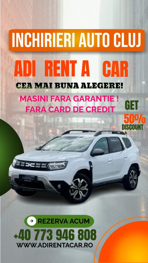 AdiRentaCar – Inchirieri auto Cluj – Masini de inchiriat Cluj